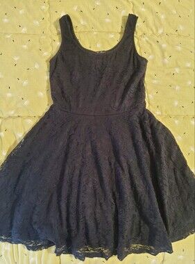 Guess Black Lace Dress